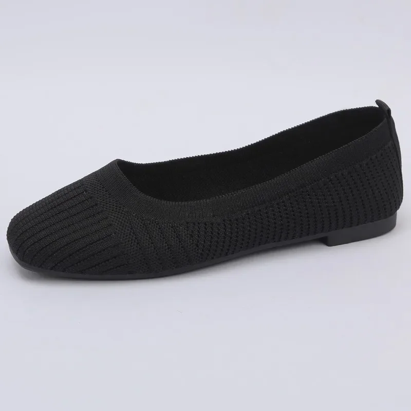 Hot Selling Women's Shoes 2024 Autumn Pointed Toe Soft Sole Casual Shoes Women's Fashion Mesh Breathable Flat Shoes Zapatos