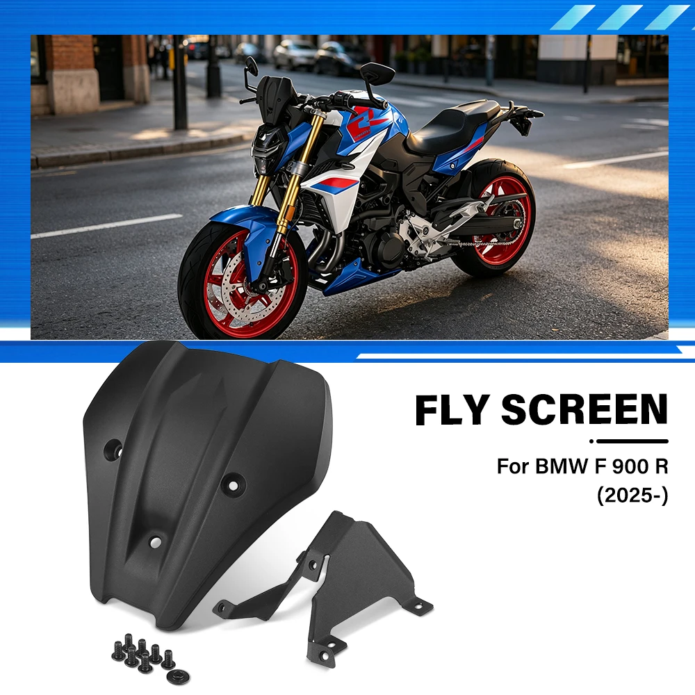 F900R ABS Sport Fly Screen Mini Windshield Windscreen For BMW F 900 R F900 R F900 R 2025- Accessories Fairing Wind Deflector
