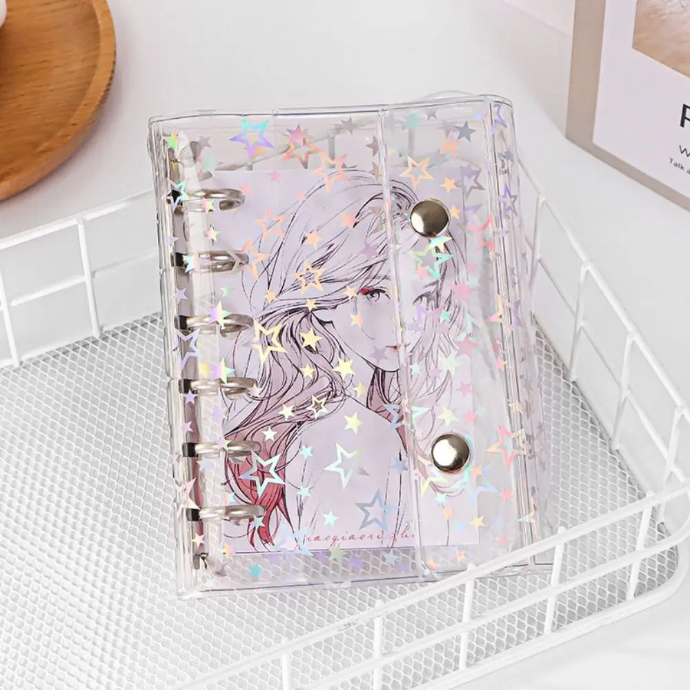 Waterproof Money Savings Challenge Binder Transparent Button Closure Envelope Savings Challenges Book Colorful Portable