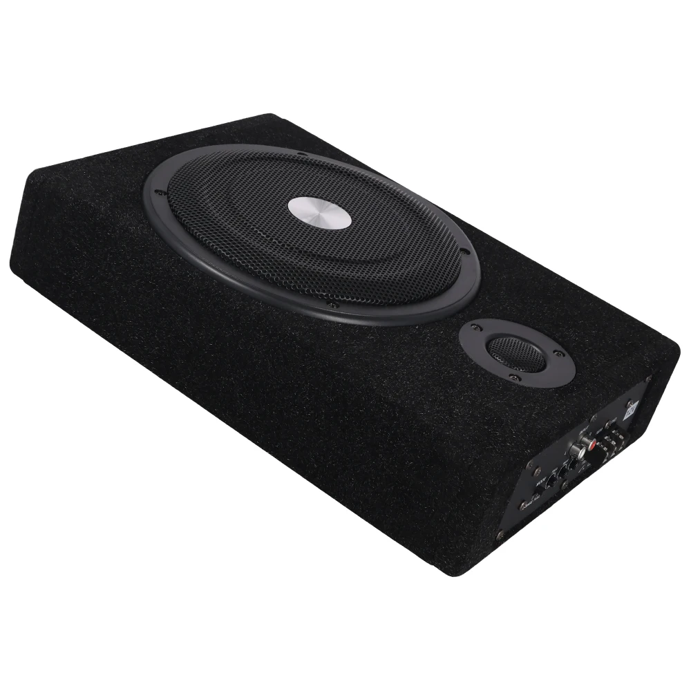 Podofo 600 W Auto-Subwoofer, 20,3 cm, unter dem Sitz, aktives verstärktes Subwoofer-System, Bass, schlanker Verstärker, Bass, Hochleistungs-LKW-Lautsprecher