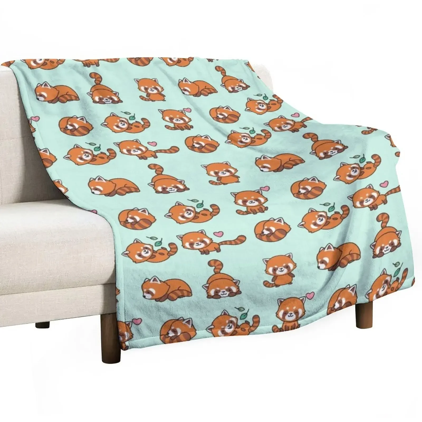 

Red Panda Pattern Throw Blanket Bed Fashionable heavy to sleep Quilt Blankets