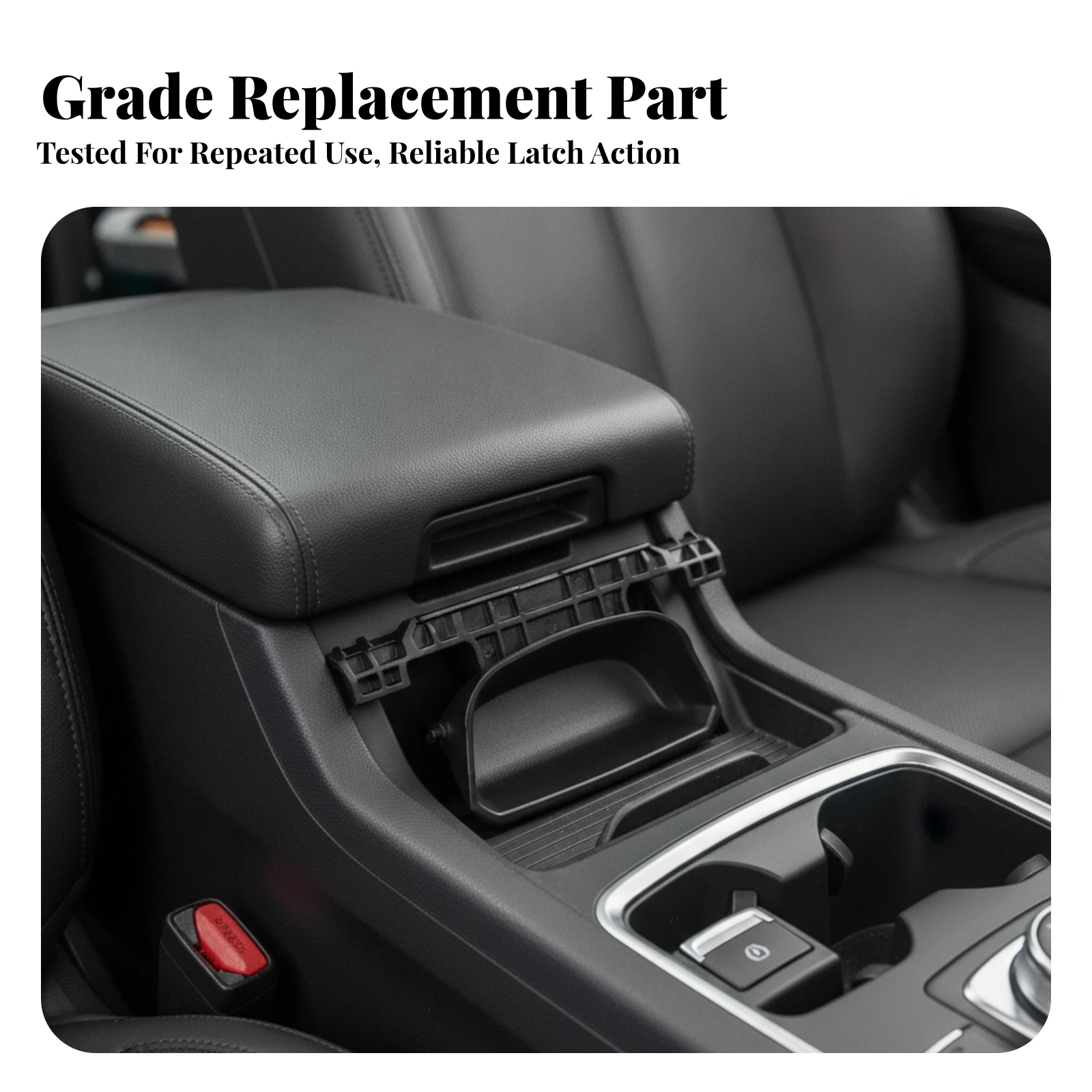 Center Console Armrest Lid Latch Resistant to Damage Center Console Armrest Lock Latch Long-Lasting Reinforced for Car Owners