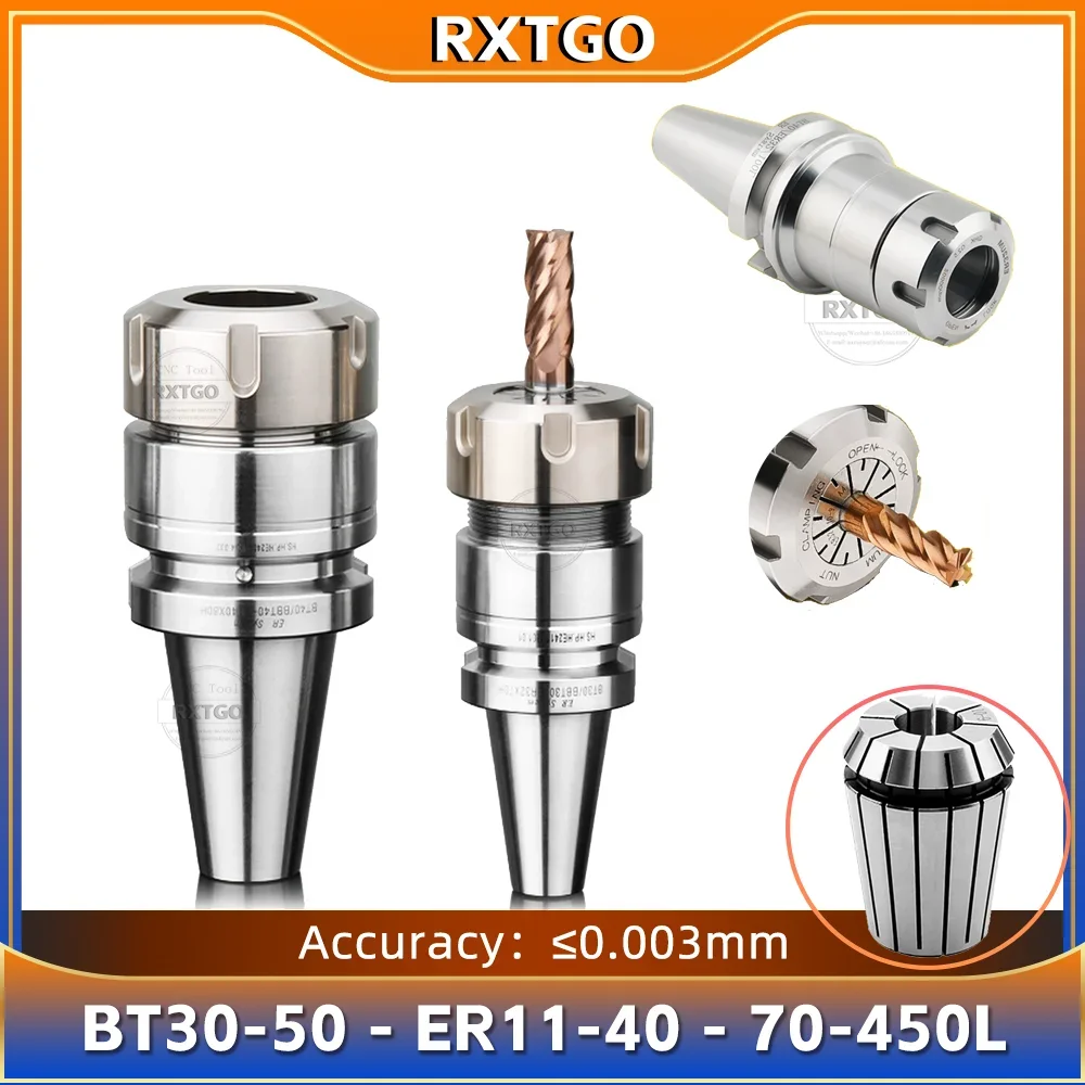 

BT30 40 50 ER11 16 20 25 32 40 Держатель инструмента BTER Держатель инструмента BT Цанговый патрон Сбалансированный ER Инструмент для фрезерных инструментов с ЧПУ