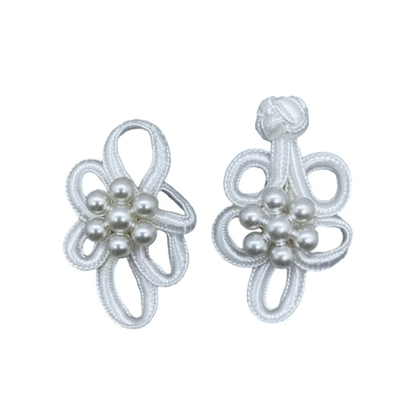 5SD Pulsanti cinesi Chiusura del nodo chiusura cucire cinque foglie abbigliamento fai -da -te