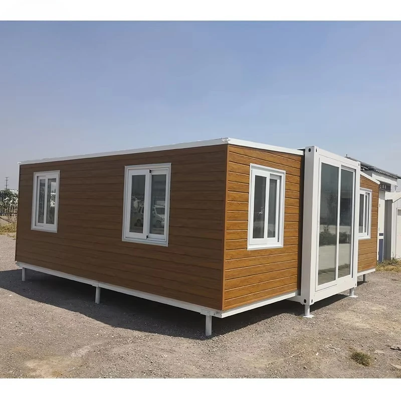 Factory Direct  Prefabricated Double Wing Folding House 20ft 40ft Casa Container  Module ContainerOffice Mobile Expandable House