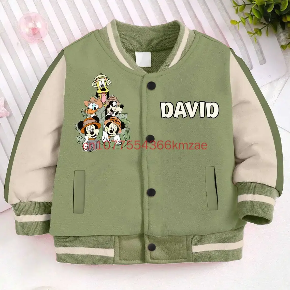 

New Disneyland Mickey Friend Jacket 3d Print Coat Cartoon Kid Streetwear Harajuku Bomber College Jacket