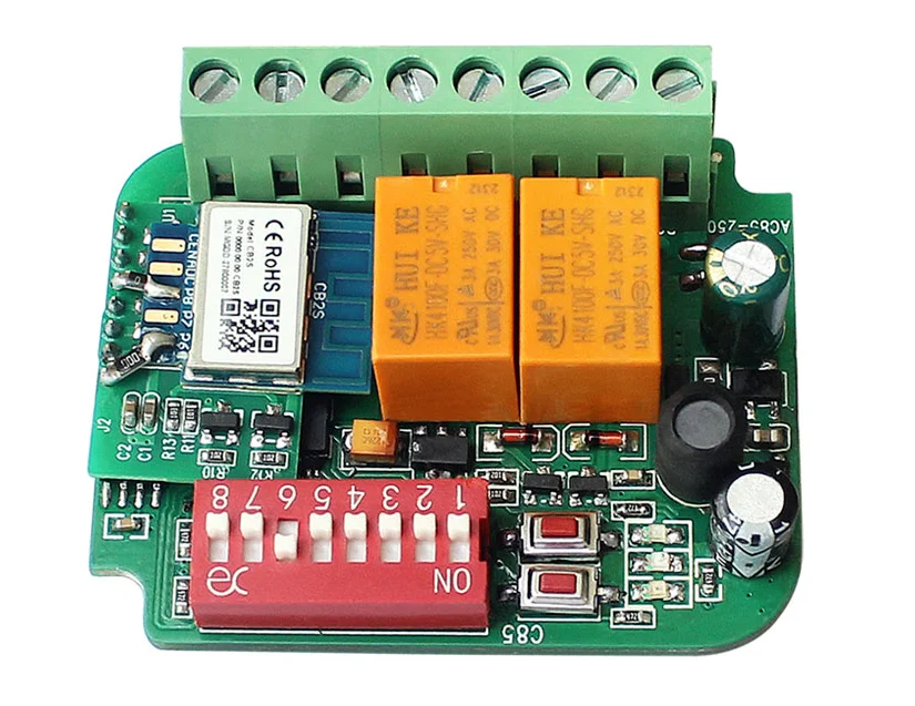 Receptor universal de puerta de garaje TUYA WIFI, receptor de puerta multifrecuencia de 280-915MHz