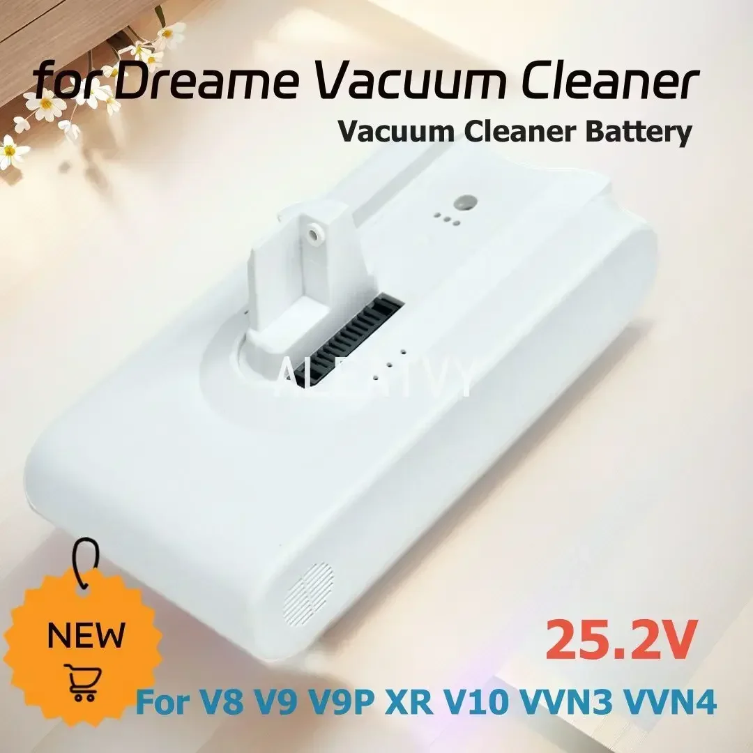 

4000mAh NEW For Dreame V8 V9 V9P XR V10 VVN3 VVN4 Replacement Battery for Dreame Handheld Cordless Vacuum Cleaner Accessory