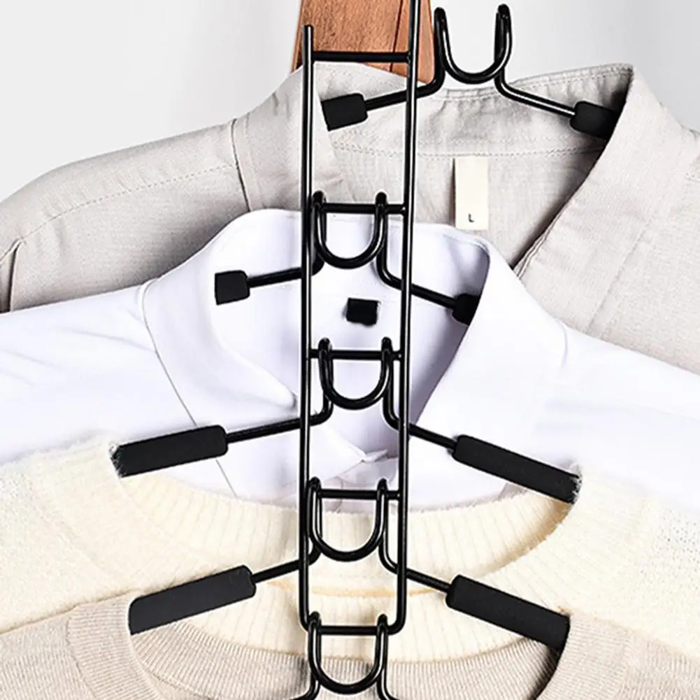 Clothes Hanger Organizer Space-saving Closet Organizers Multi-layer Clothing Hangers for Shirts Dresses Sweaters for Clothes