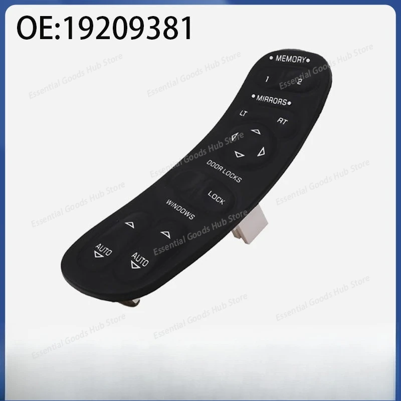 

19209381 подходит для переключателя управления стеклоподъемниками и переключателя дверных стеклоподъемников Chevrolet Corvette C5 1997-2004 годов выпуска.