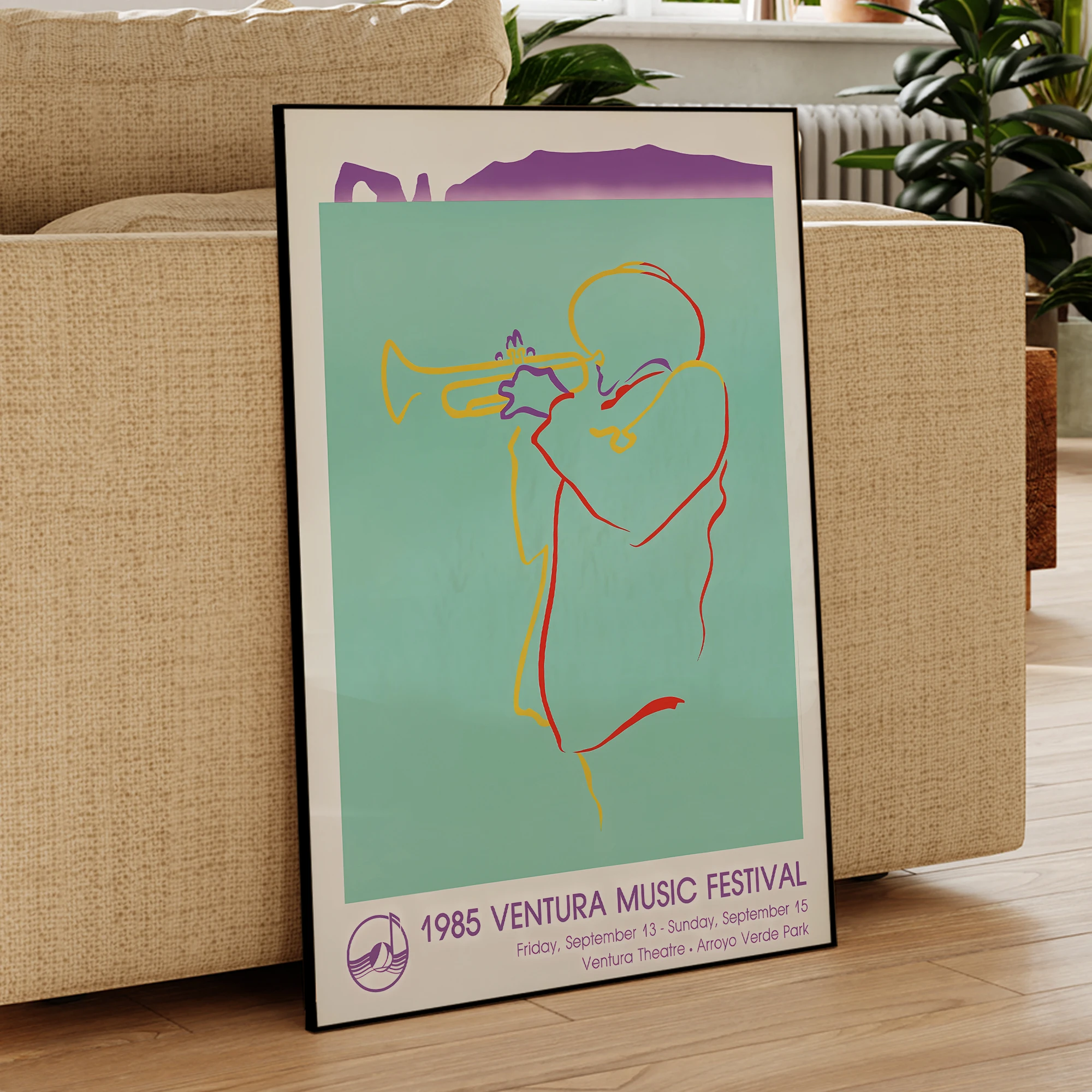 Modern Retro Abstract Ventura - огляд і ціна Home Decor Retro