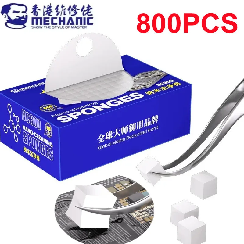

MECHANIC NC80 Nano Sponge for Motherboard Keyboard Phone Screen Back Glass Camera Welding Flux Oil Cleaning Sponge No Residue