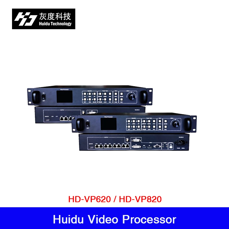 HD-VP620 / VP820 2 in 1 synchronous sending card and video processor supports 4K source video signal input/ dual picture output