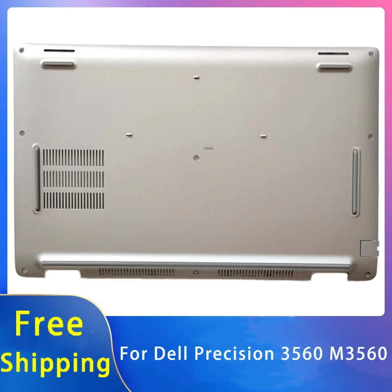 

New For Dell Precision 3560 M3560 Replacemen Laptop Accessories Bottom With LOGO Silvery Grey 0RDPGT