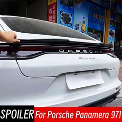 Dla 2017-2021 Porsche Panamera 971 Bodykit z włókna węglowego pokrywa bagażnika spojler bagażnika skrzydła zewnętrzne akcesoria tuningowe części