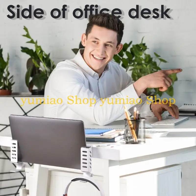 587B Holder Hanging Desk Organisers Desk Side Storage Laptop Storage Organizers
