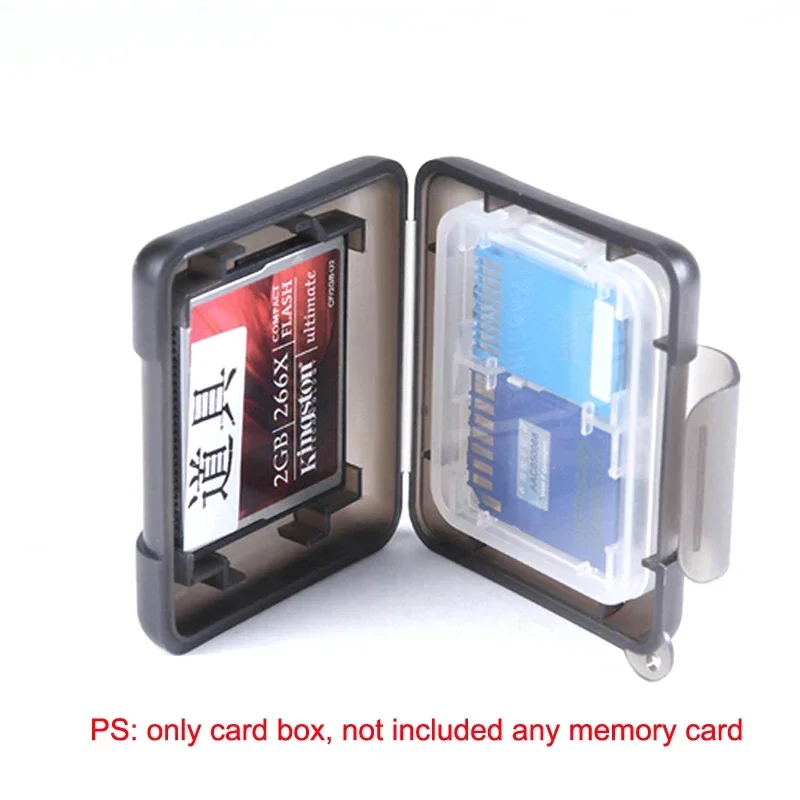 New Water Resistant Micro SD Card Holder SDXC Storage Holder Memory Card Case Protector Box 10 Solts for SD SDHC SDXC Micro SD