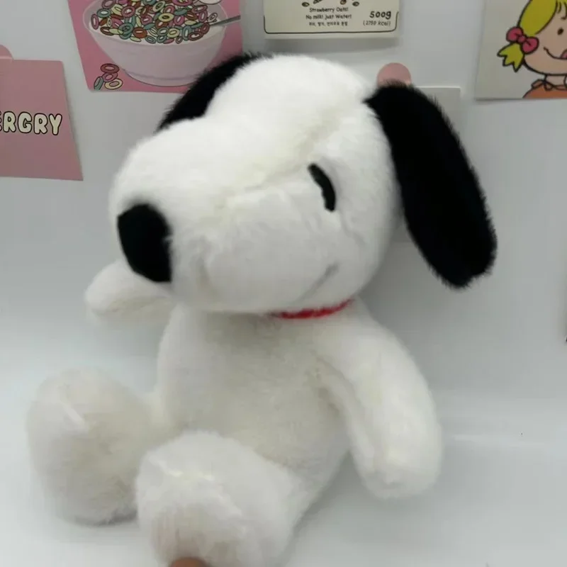 Offre spéciale en STOCK 30 cm dessin animé mignon Snoopy en peluche oreiller canapé dos en peluche poupée cadeaux cadeau de noël