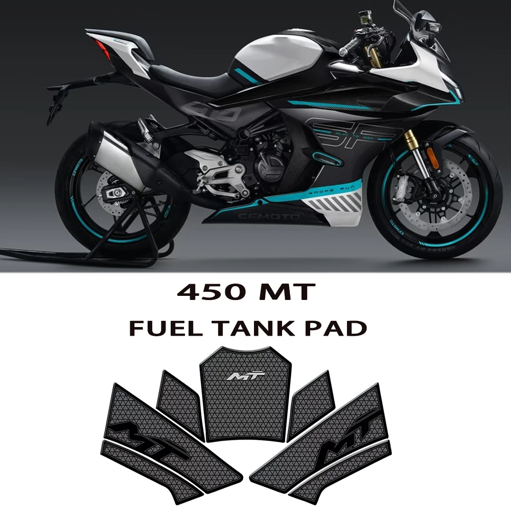 Motorcycle Fuel Tank Pad  Fuel IBEX450 Oil Anti-slip Sticker MT450 450MT CF MOTO 450MT 450 MT Accessories Knee Grip Decals