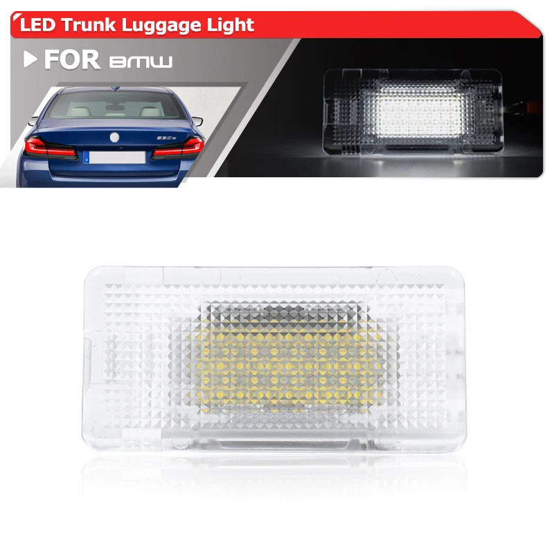 

For BMW 5Series E39 E60 E61 F10 F11 F07 G30 G31 OEM Replacement White LED Interior Trunk Cargo/Glove Box/Footwell Courtesy Light