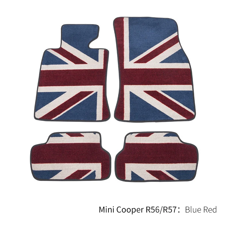 Nylon auto vloermatten voor Mini Cooper F54 F55 F56 F57 F60 R50 R52 R53 R55 R56 R60 kofferbakmat antislip tapijt vloerbeschermer