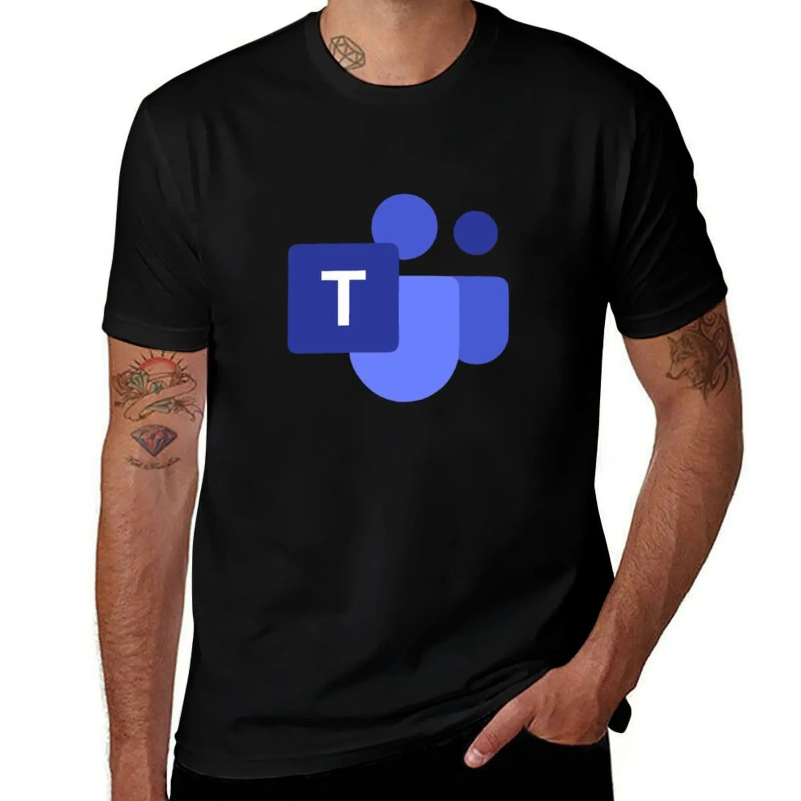 

BEST SELLER - microsoft teams Merchandise T-Shirt cheap stuff summer top Clothing rapper graphic tees T-shirts for men cotton