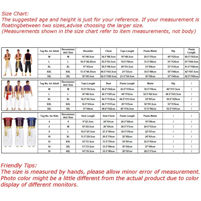 Disfraz de Príncipe Arabe para hombre, 2 uds., disfraz de Cosplay para chico y adulto, disfraz de Club de Halloween, ropa de actuación de fiesta, disfraz de Príncipe Árabe