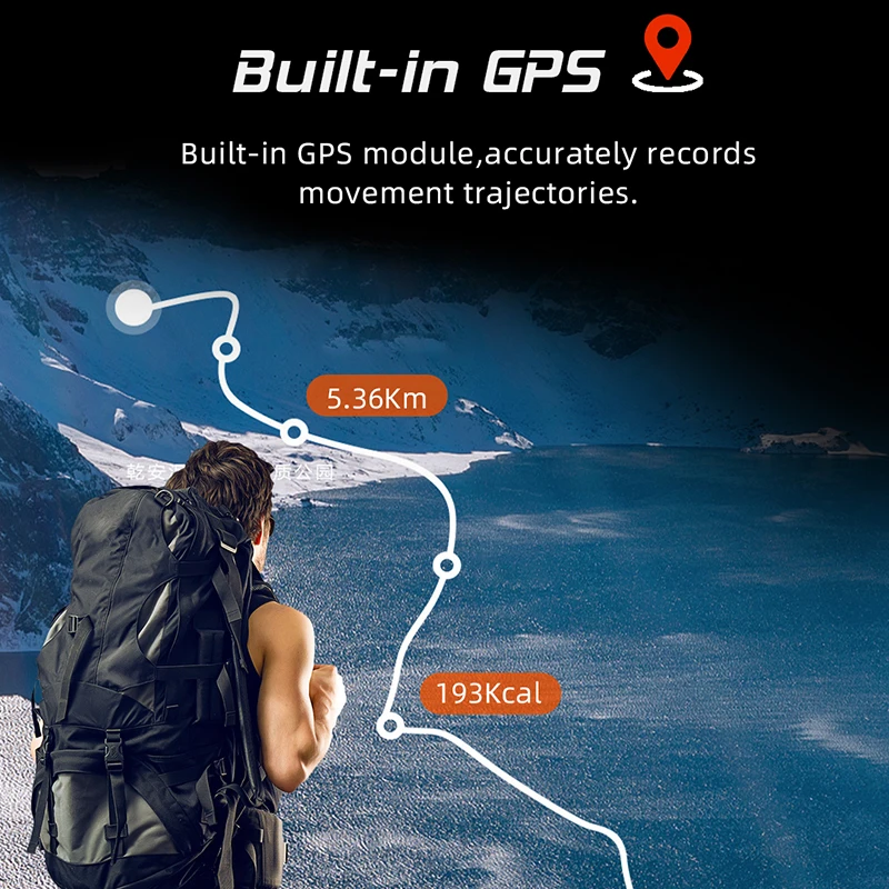 NORTH EDGE X-TREK 2 GPS Track routs Sportowy inteligentny zegarek 1.43 Amoled Screen 3ATM Wodoodporny zegarek Bluetooth Wysokość połączenia Kompas