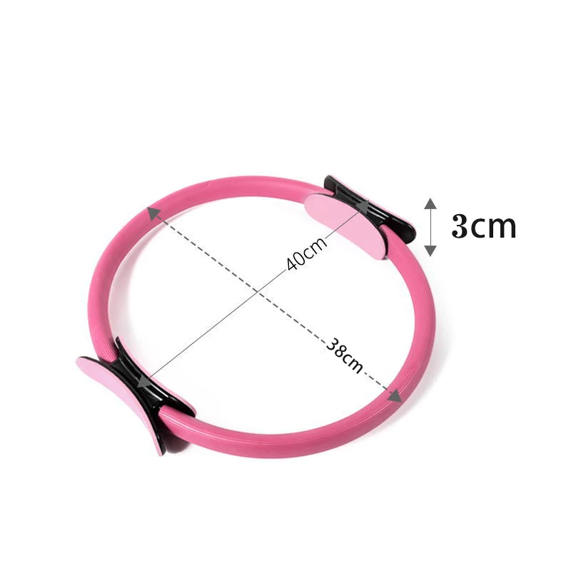 Yoga Fitness Ring Circle Pilates Women Girl Exercise Home Resistance Elasticity Yoga Gym Workout Pilates Ring Circle New