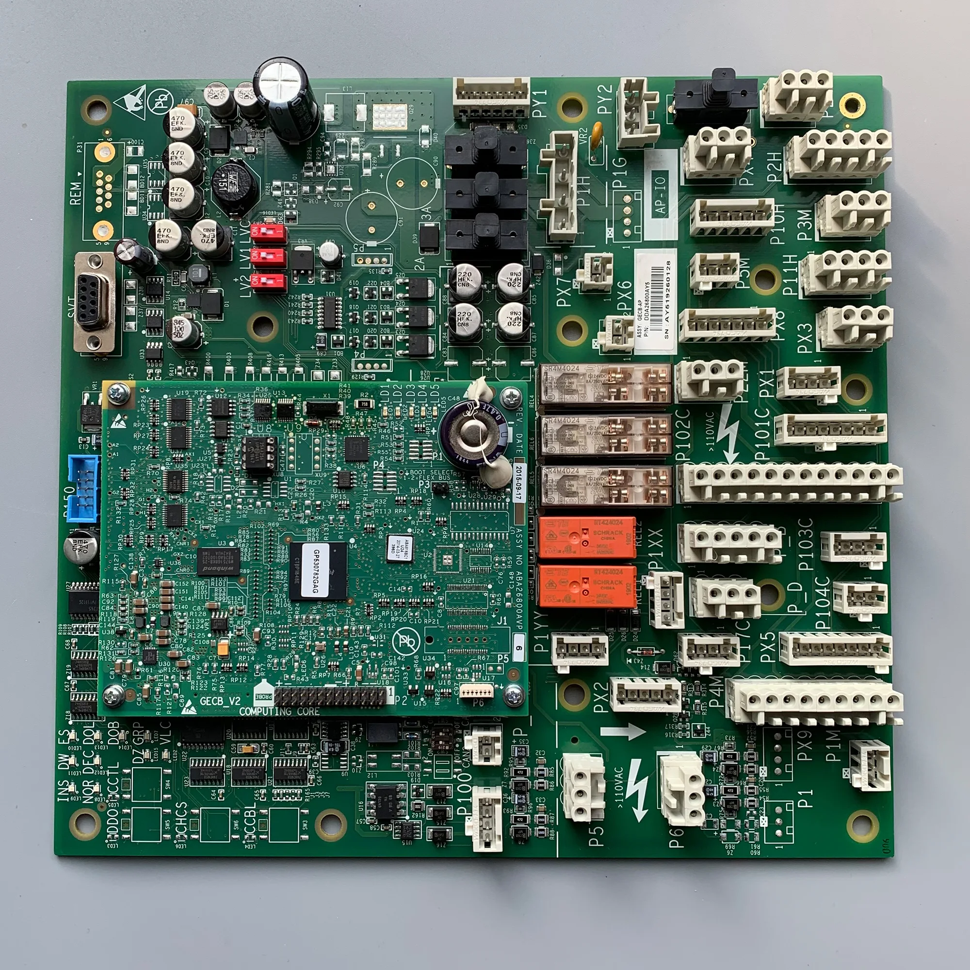 

Elevator lift drive main PCB card board GECB DAA/DBA/DCA/DDA/DBA26800AY5 AEA26800AML2