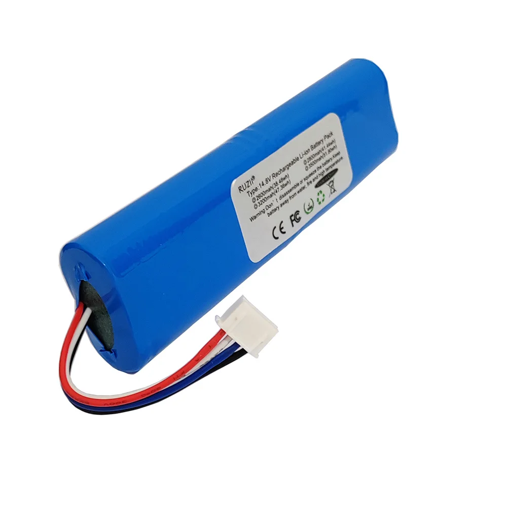 14.8V 3500Mah Batterij Voor Xiaomi Sweeper Batterij 2c Mijia Geïntegreerde Robot Stytj03zhm Stofzuiger Batterij 18650 Li Batte
