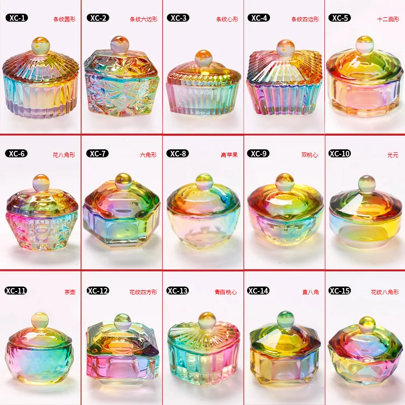 Polvo acrílico de cristal, bolígrafo líquido para uñas, taza de lavado, soporte para polvo de uñas, contenedor, soporte para vasos, equipo, herramientas para decoración de uñas