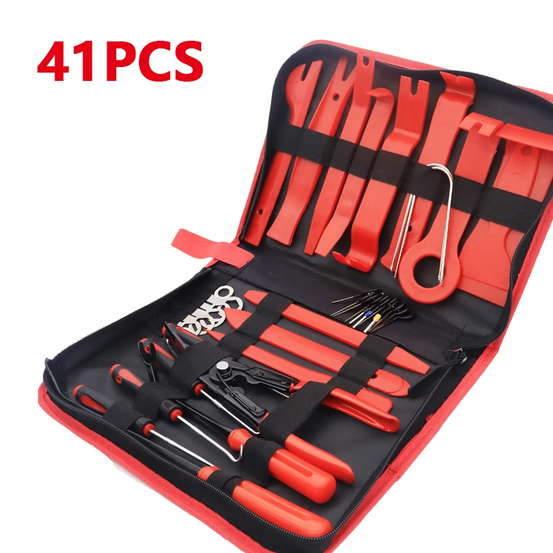 Automobil Sound Demontage Kit Hand Werkzeug Set Brecheisen Schraubendreher Auto Auto Instrument Board Removal Tool Kit 5/11/41PCS