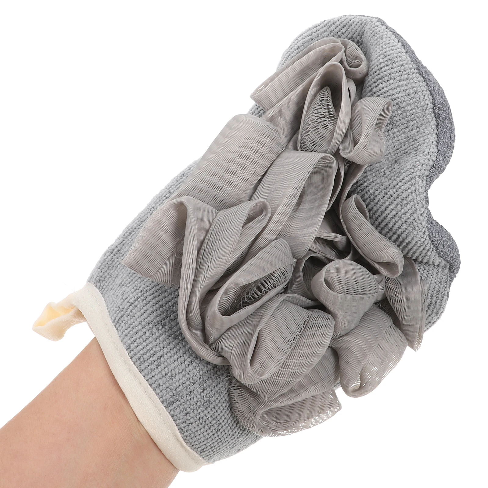 2pcs Bath Exfoliating Mitts Scrub Gloves For Shower Body Cleaning Portable Bathing Accessories Back Scrubbers Foaming Lather