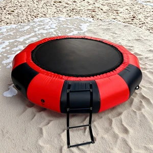 Factory Price Inflatable Water  Playing Fun Amusement Floating Hammock Inflatable Water Trampoline