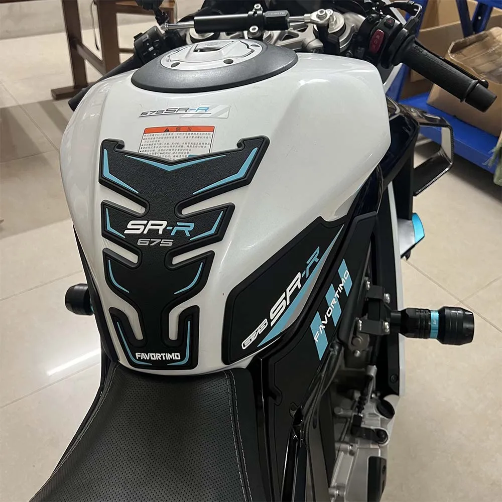 FOR CFMOTO 675SR-R 675 SR 2024-2025 Frosted Motorcycle Accessories Sticker Decal Kit Fuel Tank Pad Protector Anti Slip Sticker