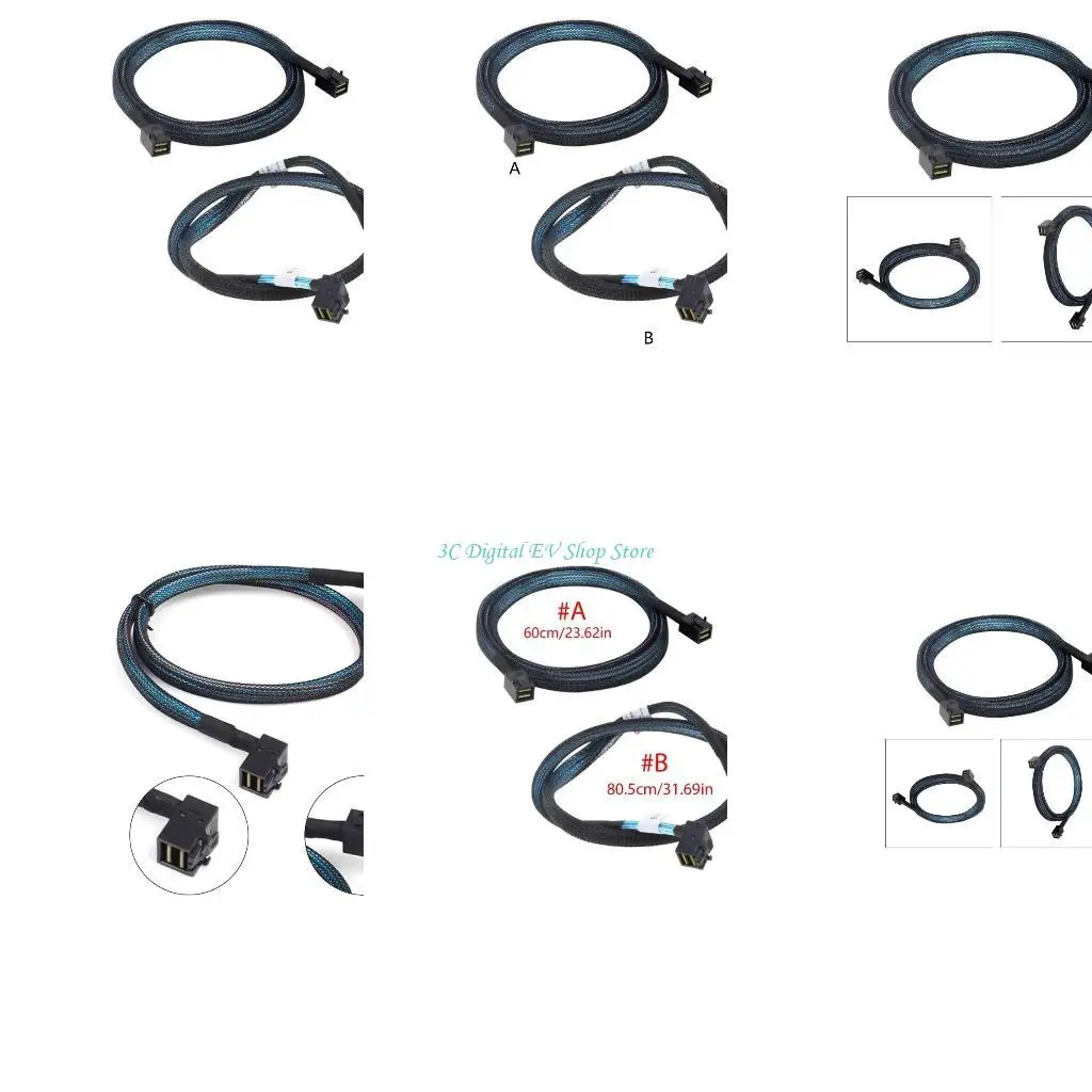 E74D Convenient SFF 8643 to SFF 8643 Adapter Cable Streamlines Your