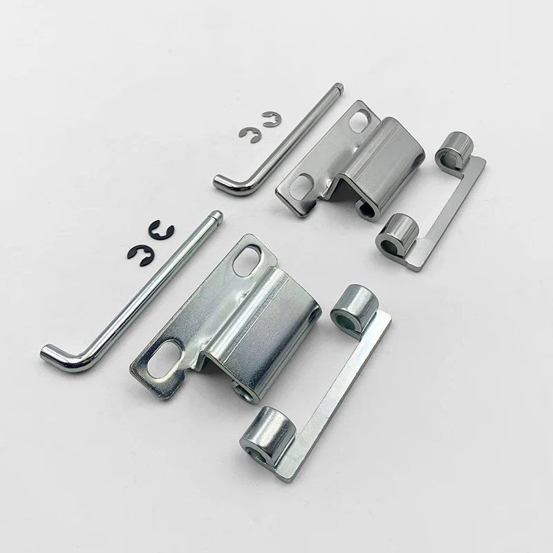 2 PCS CL250 304 Stainless Steel Thickened  Pin Type Concealed Hinge, Detachable Hinge for Machinery Equipment Cabinet Doors