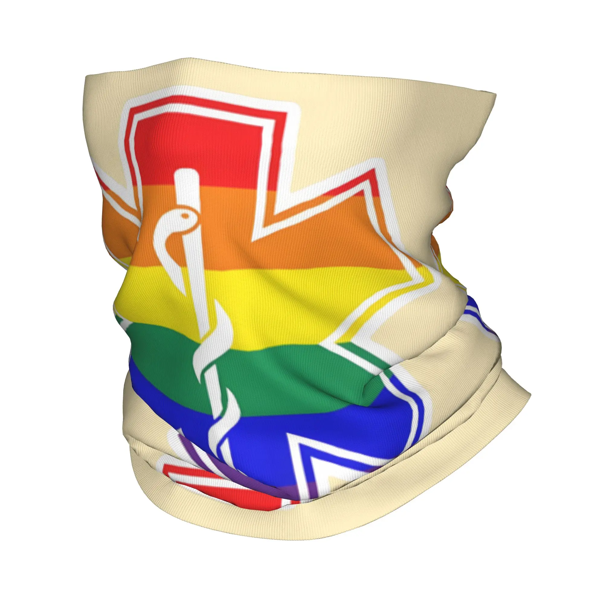 مخصص نجمة الحياة الرقبة الجراب النساء الرجال يندبروف الشتاء خدمة الطوارئ باندانا وشاح لركوب الدراجات