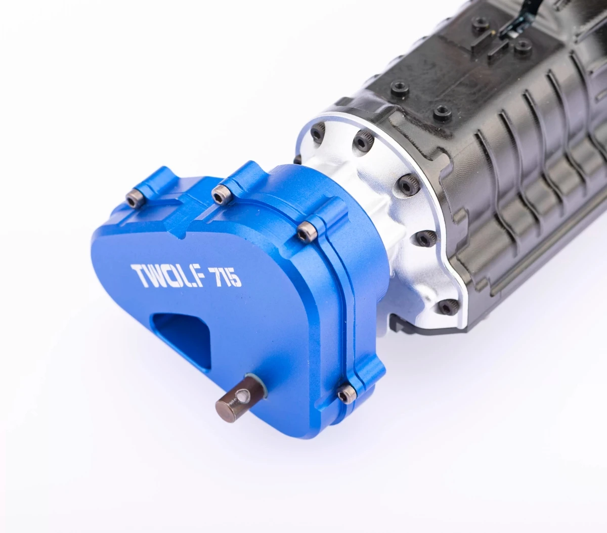 Peças de atualização da caixa de transmissão de metal para caminhão de esteira rolante escala 1:8 TWOLF 715 TW-715 peça de opção de carro RC