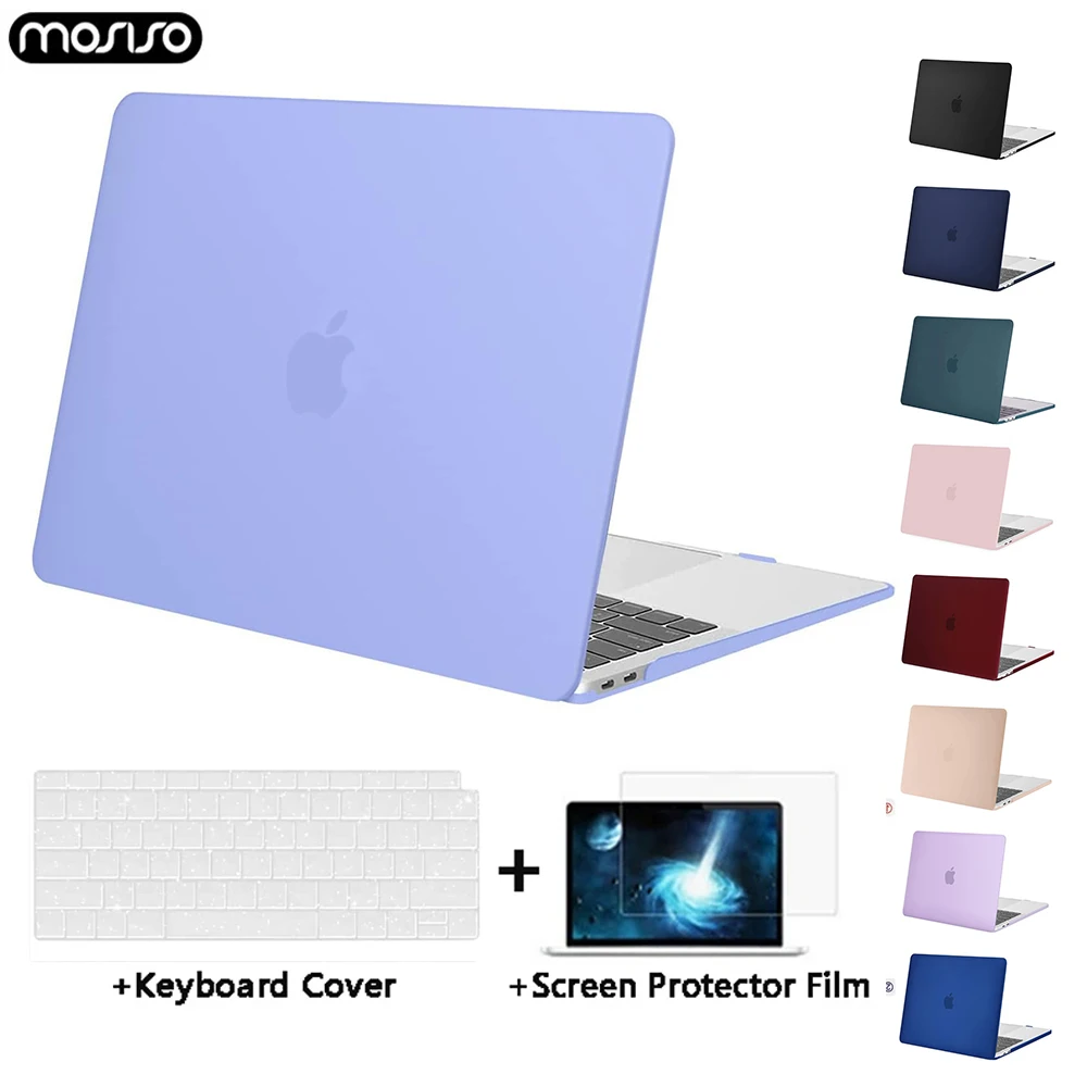 

Matte Laptop Case for MacBook Air Pro Retina 11 12 13 15 16 inch A1466 A1502 A1932 A2179 A1708 A2338 A1707 A2141 Touch Bar Cover