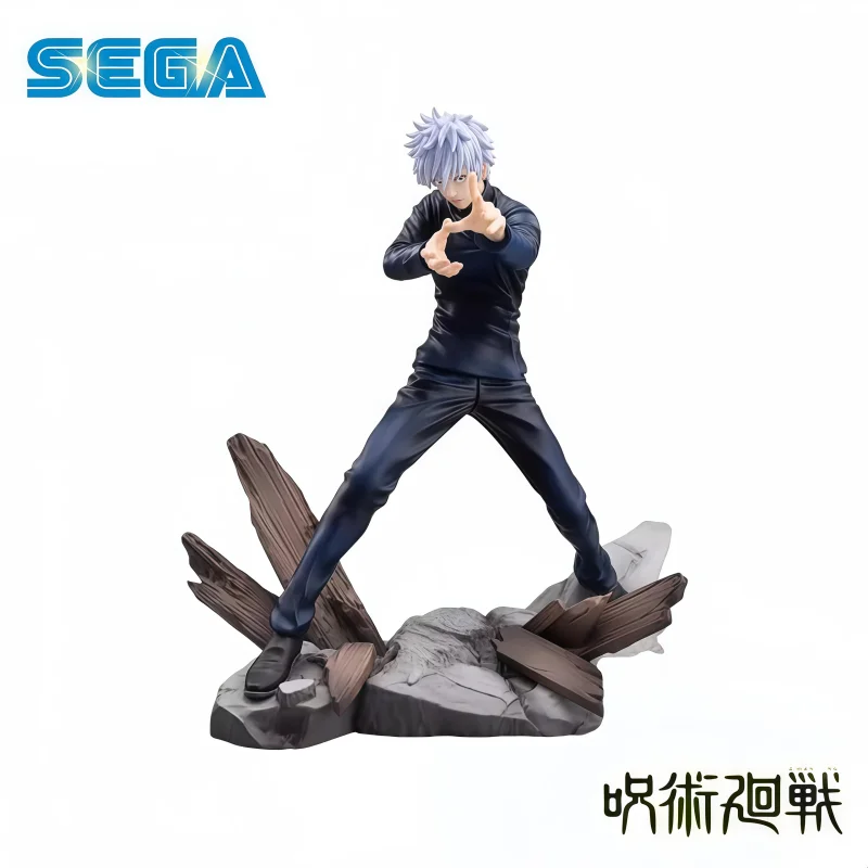 In Voorraad 100% Originele SEGA Jujutsu Kaisen Gojo Satoru Action Figure Model Pop Merk Boexd Anime Karakters Garage Speelgoed
