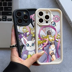 Digimon Tailmon Angewomon Phone Case for Samsung Galaxy A73 A71 A55 A54 A53 A52 A51 A34 A33 A32 A23 A14 A13 A12 4G 5G Cover