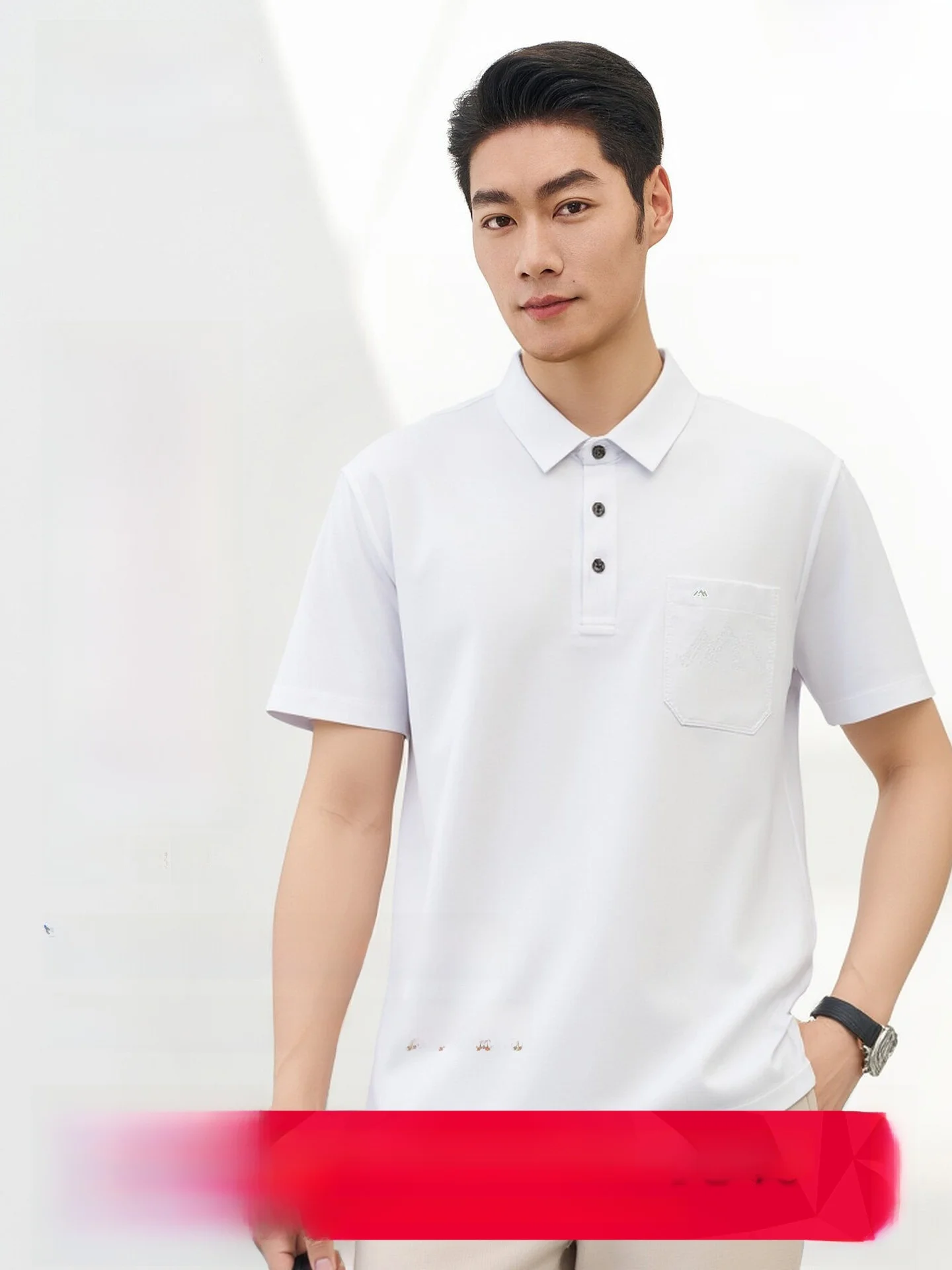 Hengyuanxiang Men's Short Sleeve  Shirt Summer New Style Pure Color with Pocket Silk Linen Blend Dad Casual Fashion Urban...