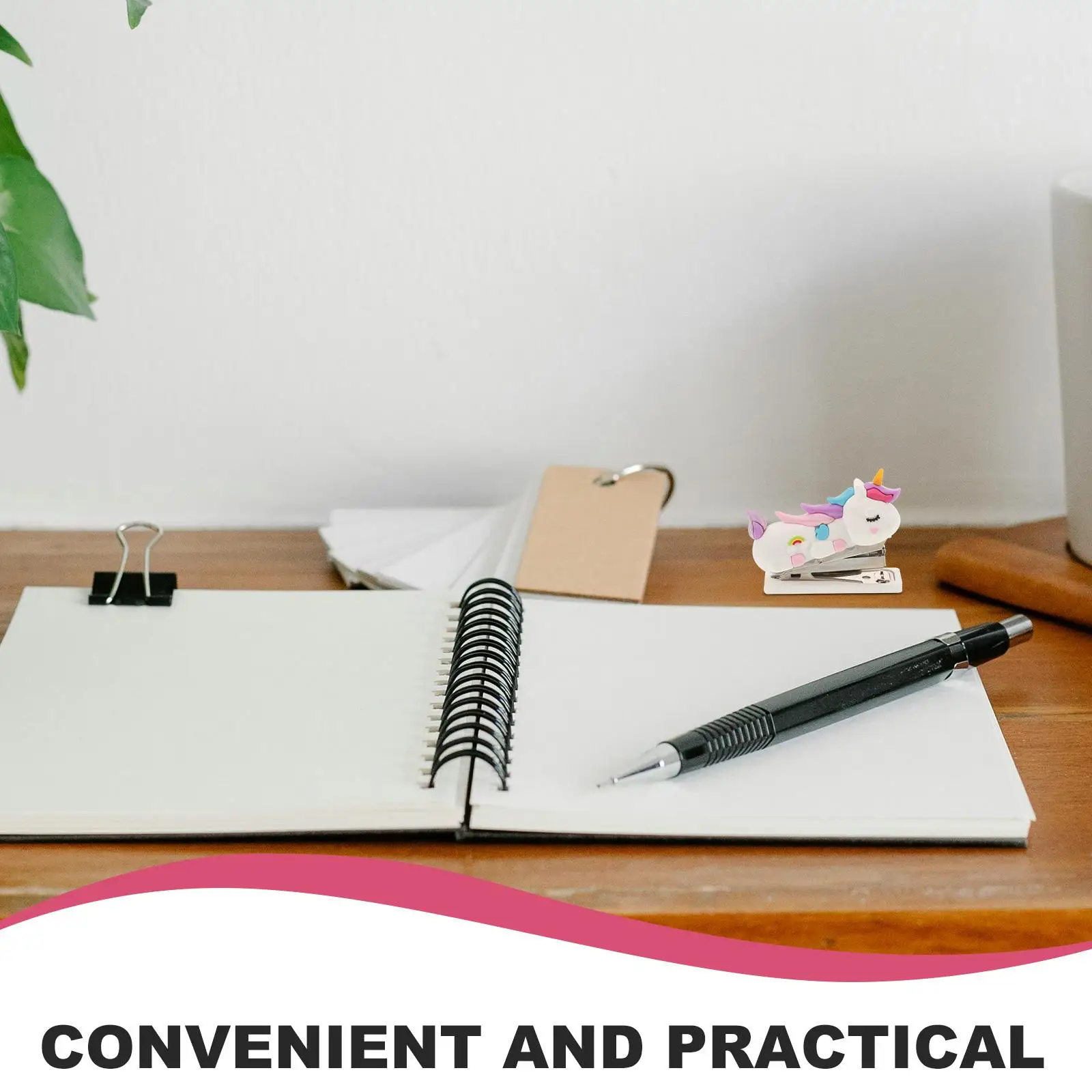 Mini Stapler Handheld Desk Reusable Kids Home Accessory Teacher Office Cute Hand Stapler Stainless