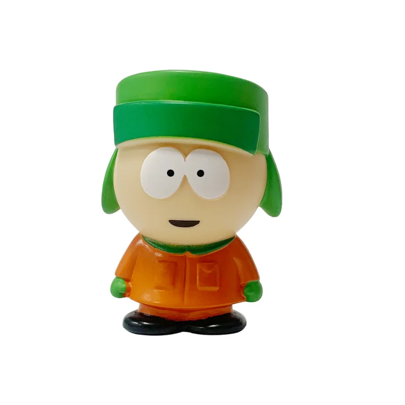 5pcs South Park Anime Figure Kyle Broflovski Action Figure PVC Model Statue Collection Doll Toys Desktop Ornaments Decoration