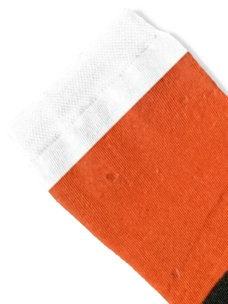 THREE BLACK CATS - between the ORANGE LINES Socks golf sheer Hiking boots Running Socks Women Men's