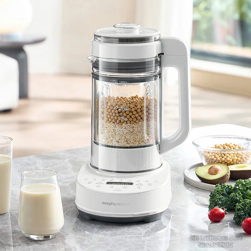 MORPHY RICHARDS Low Noise Food Blender 35000RPM Wall-breaking Soymilk Maker Food Mixer 1.5L Capacity For Home Kitchen Use MR8202