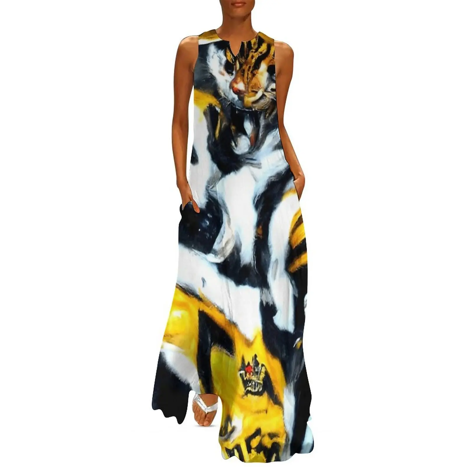 

Hamilton Tiger Cats! Long Dress women's elegant loose dresses womans clothing Casual dresses