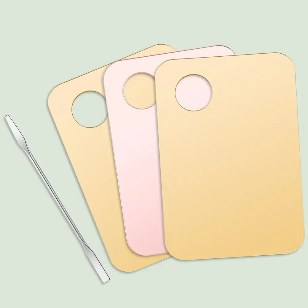 

Spatula Rod Manicure Tools Nail Polish Mixed Eye Cream Nail Art Palette Blending Plate Makeup Palette Foundation Mixing Tray